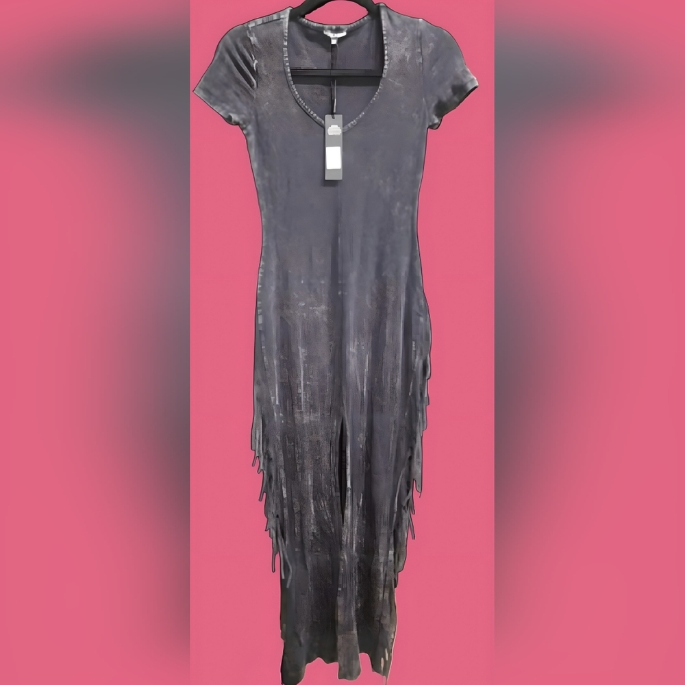 NWT Fashion Nova Black Fringe Jumpsuit